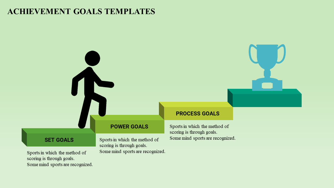 success powerpoint template-achievemets goals-templates-3-green